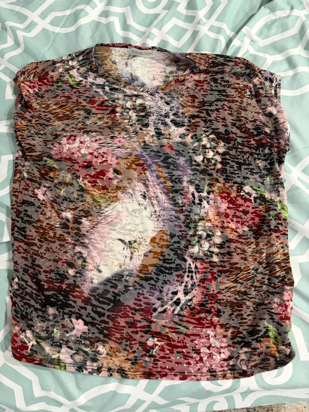 Hamilton floral print blouse