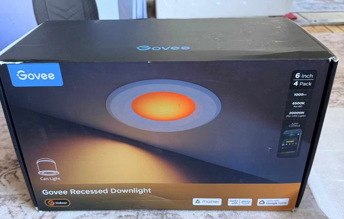 Govee Recessed Downlight 6 Inch 4 Pack