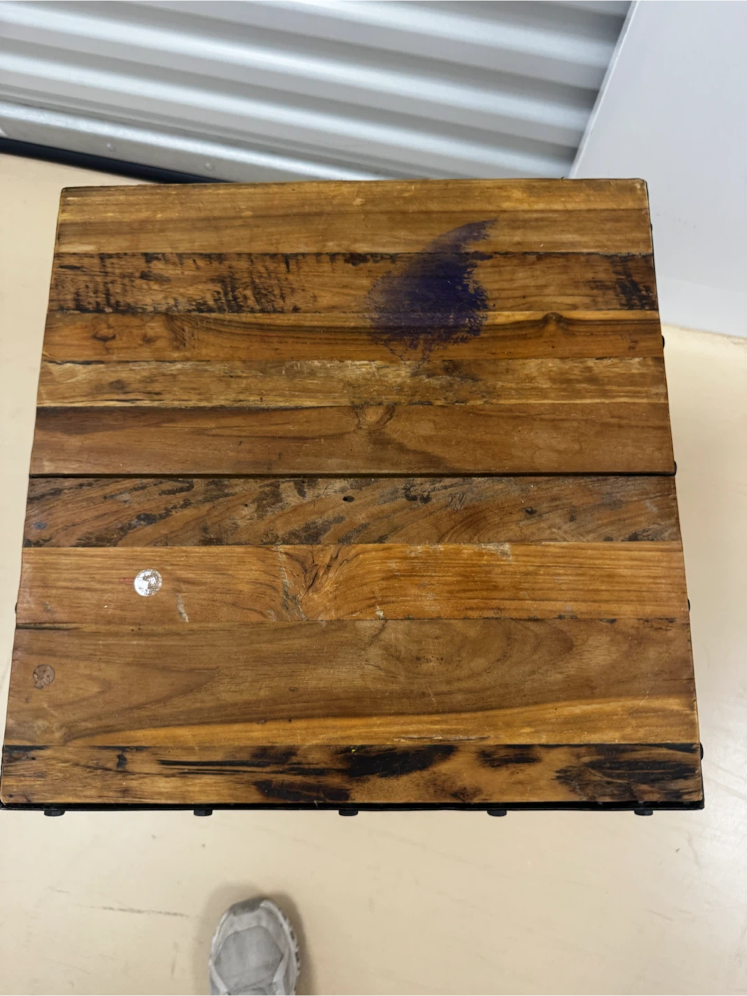 Wooden side table - photo 3
