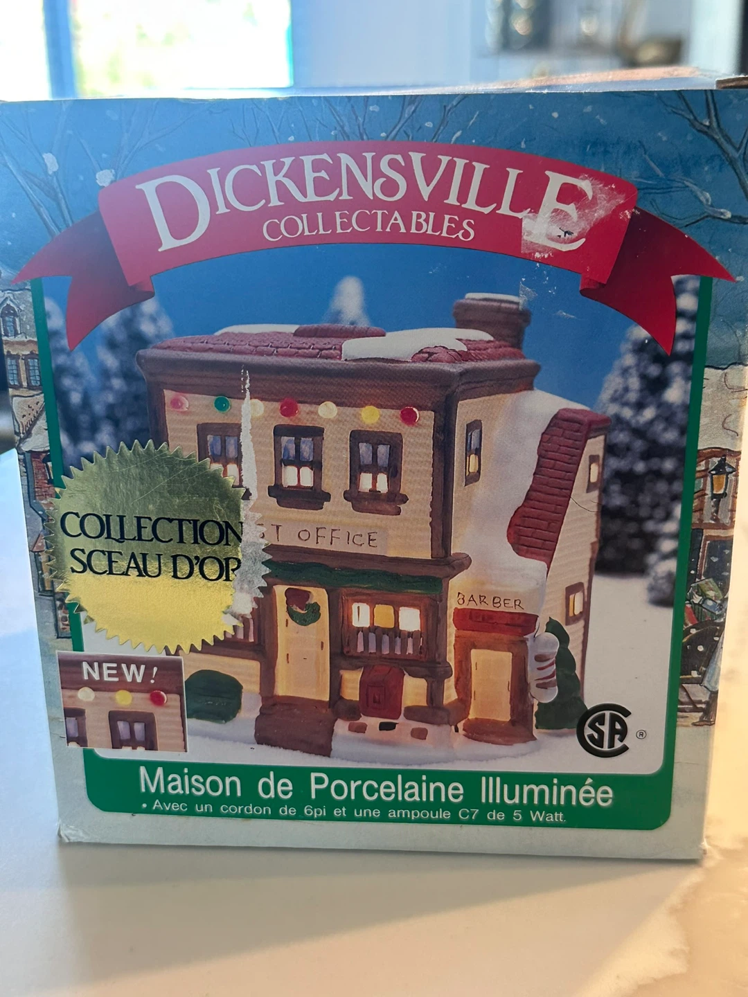 Dickensville Collectables Illuminated Post Office