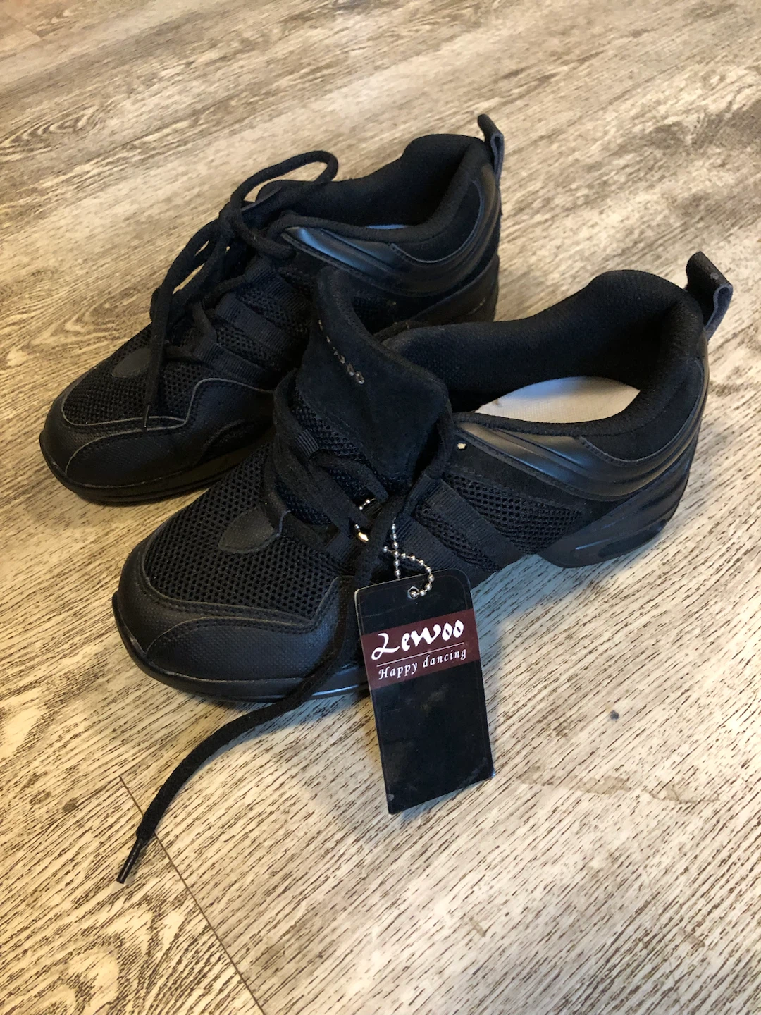 Lewoo black dance shoes size 38 - photo 2
