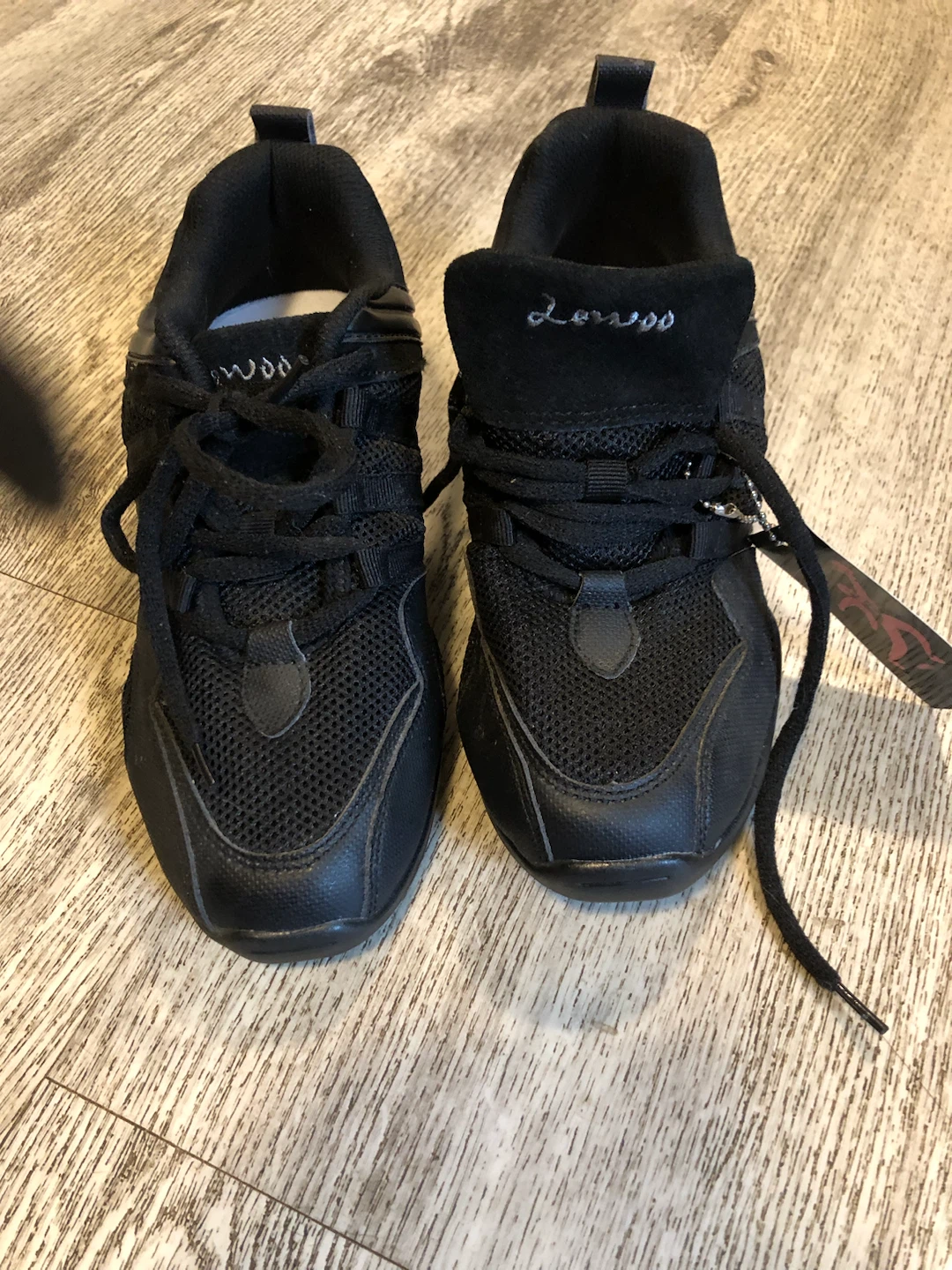 Lewoo black dance shoes size 38 - photo 3