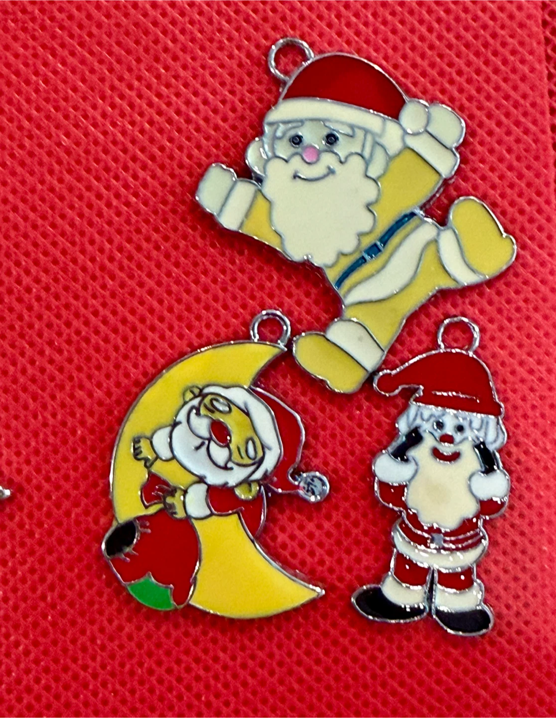 6 sets Christmas Enamel Charms  (3 pcs per set) - photo 2