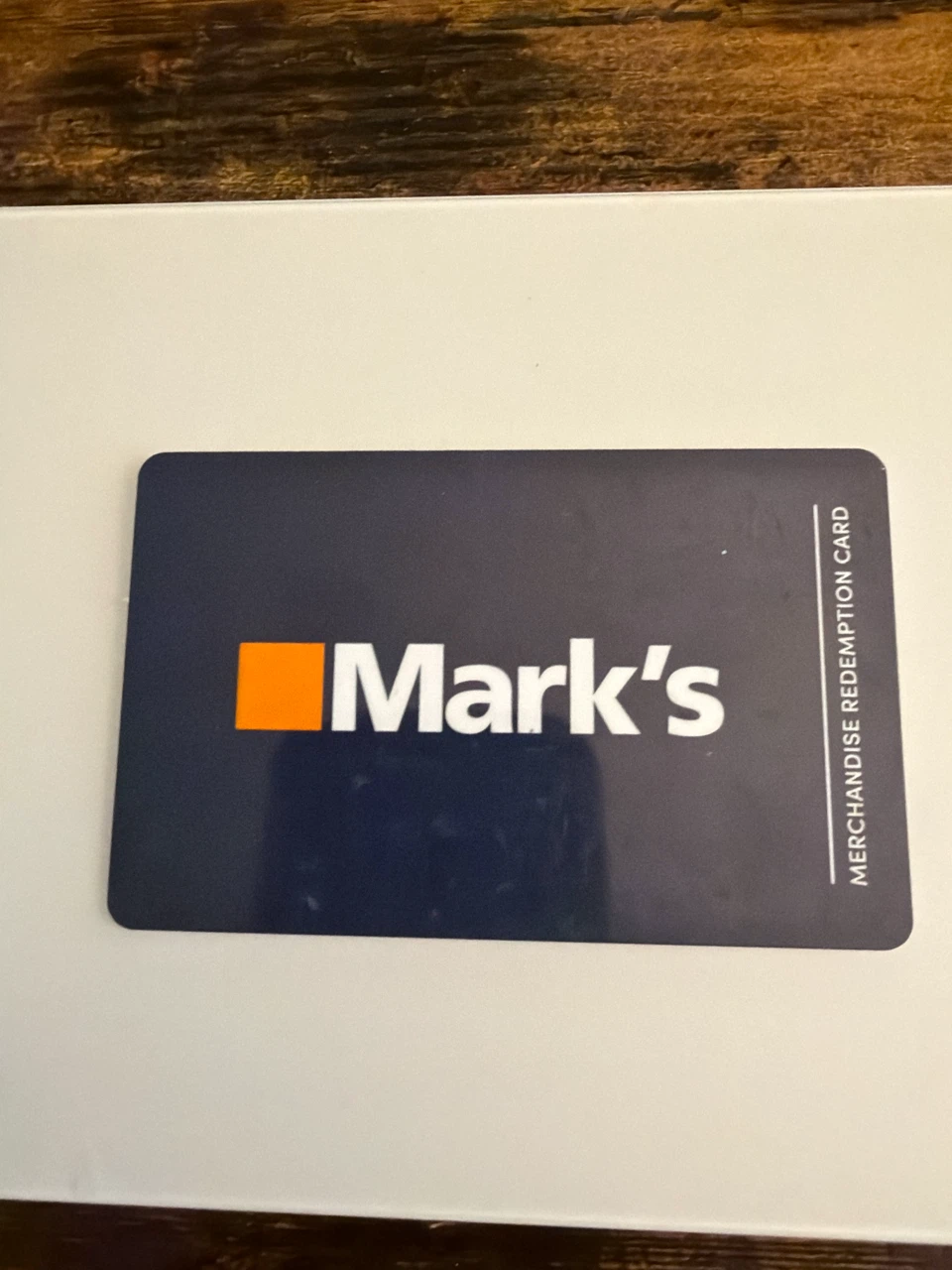Mark's Merchandise Redemption Card