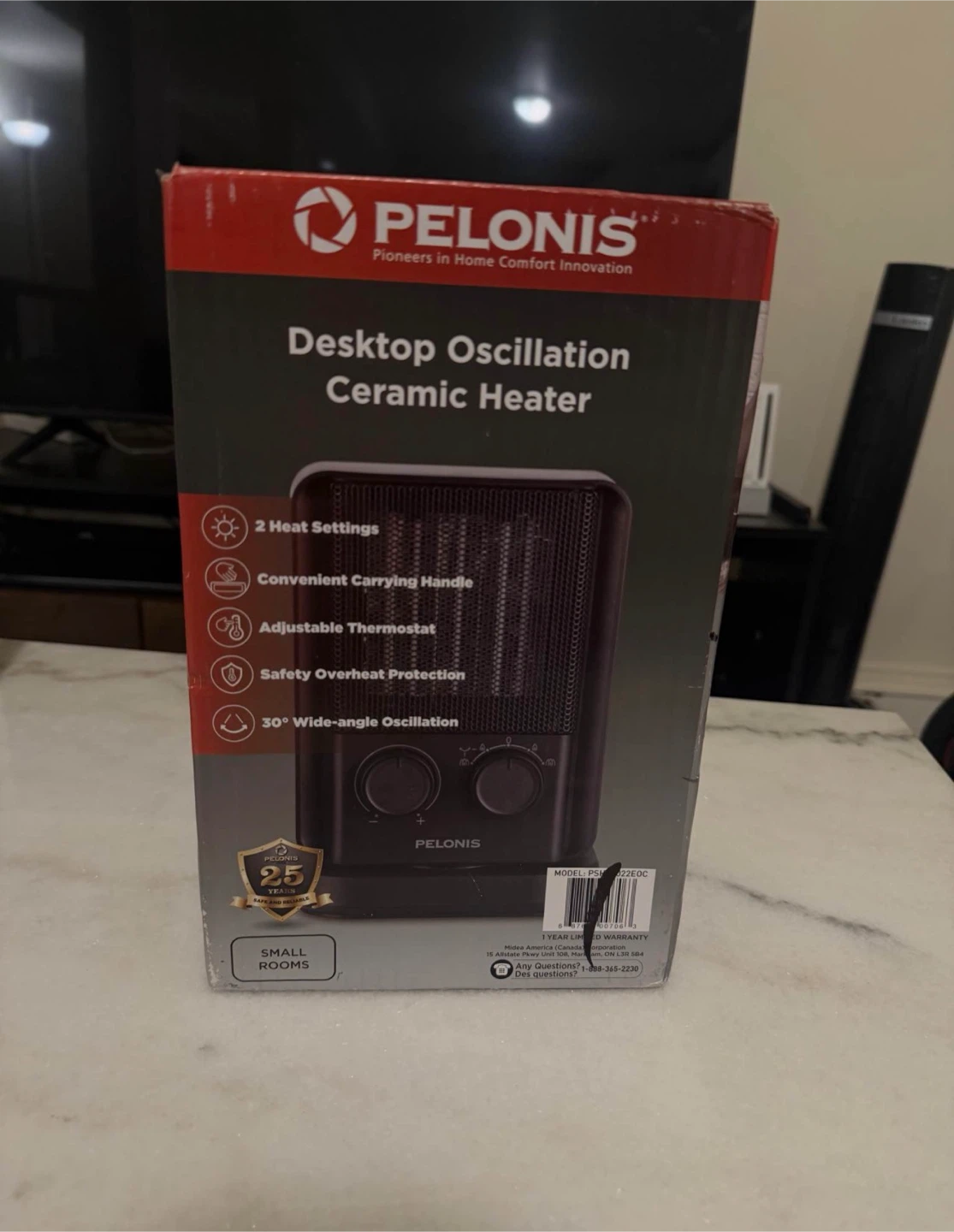 Pelonis Desktop Oscillation Ceramic Heater
