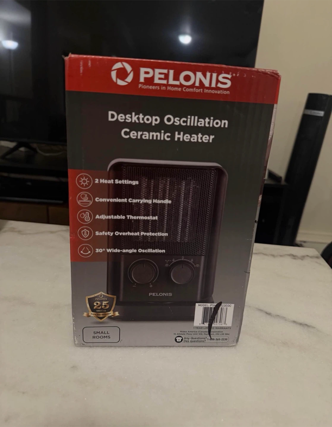 Pelonis Desktop Oscillation Ceramic Heater - photo 3