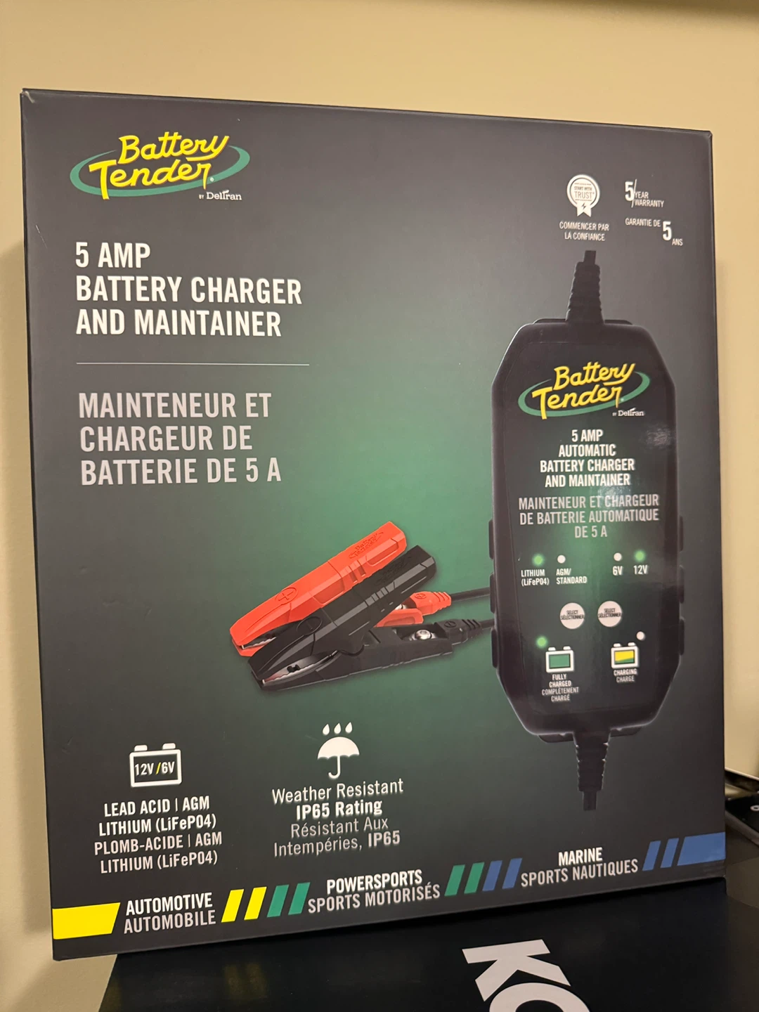 Battery Tender 5 Amp Battery Charger and Maintainer