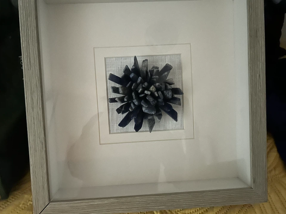 Home Sense glass framed crystal