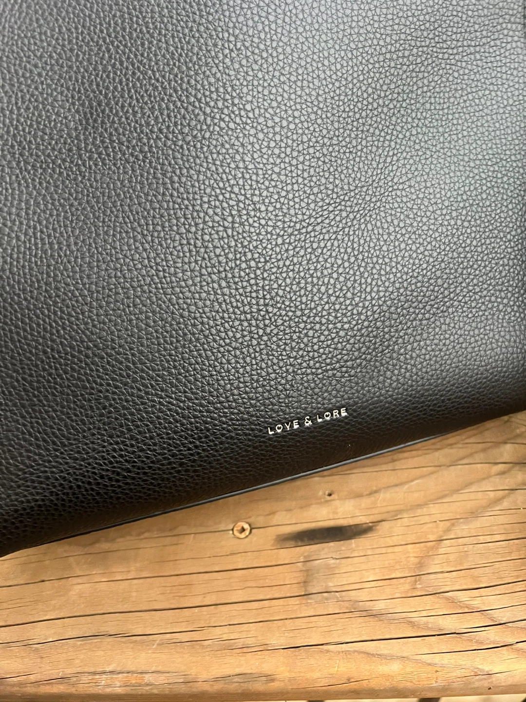 BNWT Love & Lore Black Tote Bag - photo 2