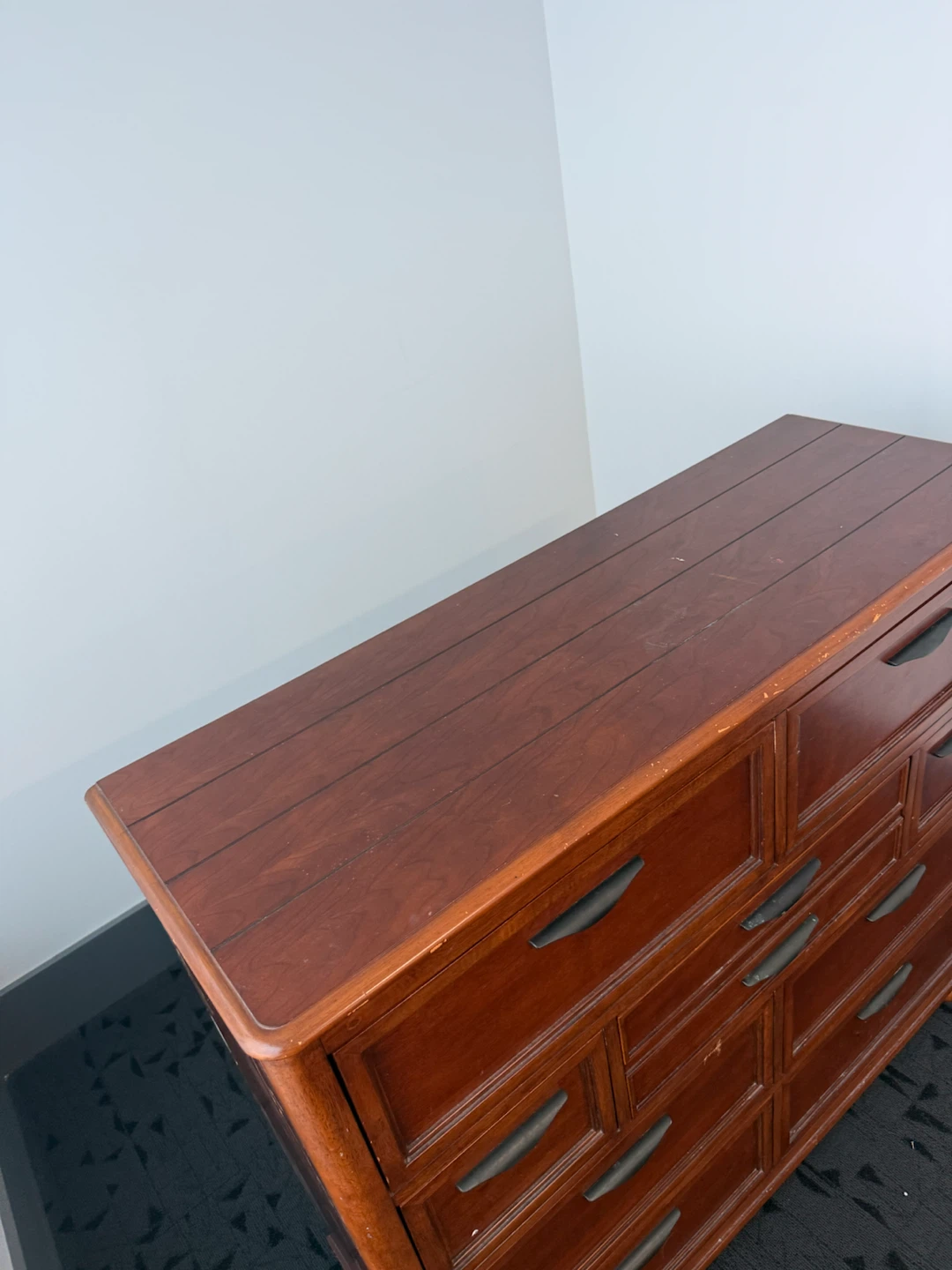 Cherry Finish 9-Drawer Dresser - photo 4