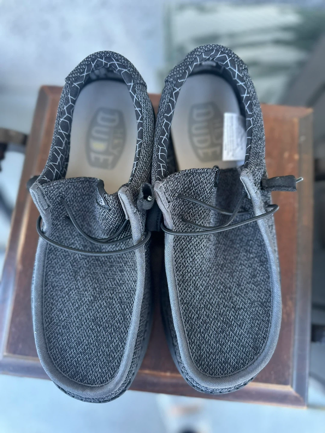Hey Dude grey shoes