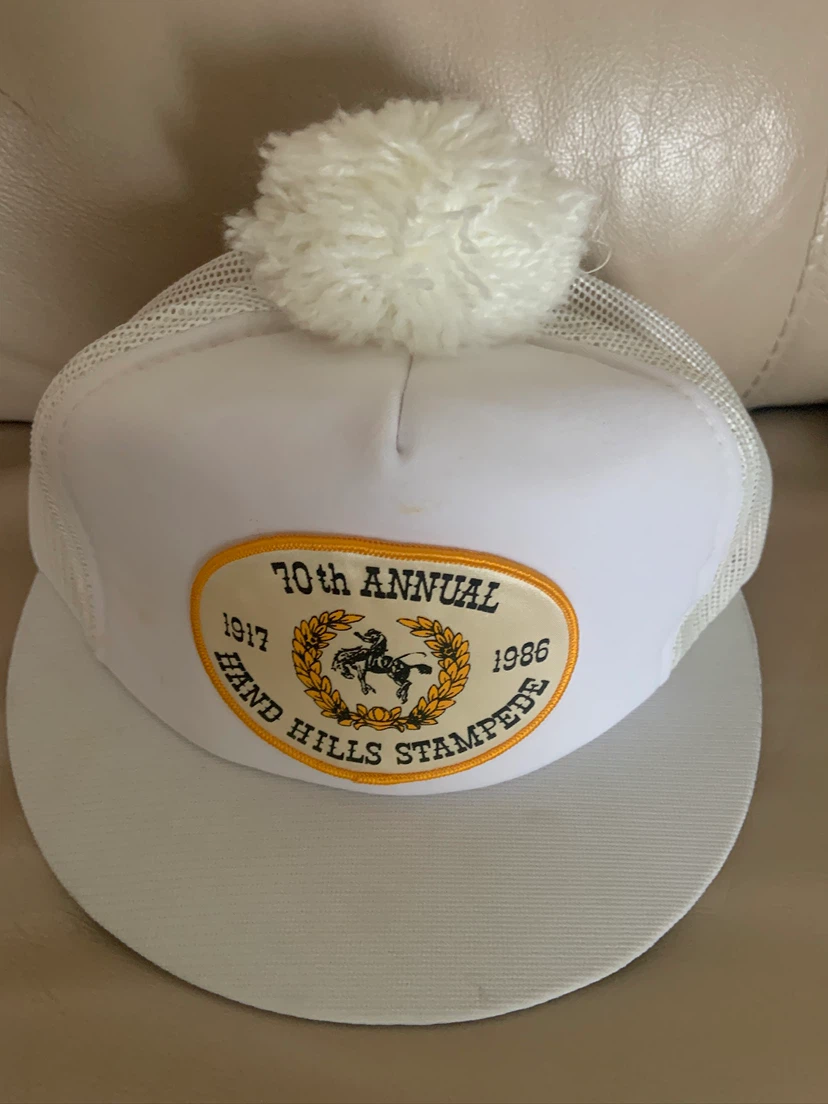 Vintage 1986 Hand Hills Stampede Trucker Hat