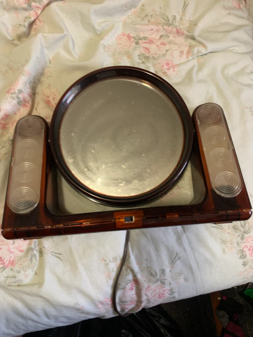 Vintage Lighted Vanity Mirror