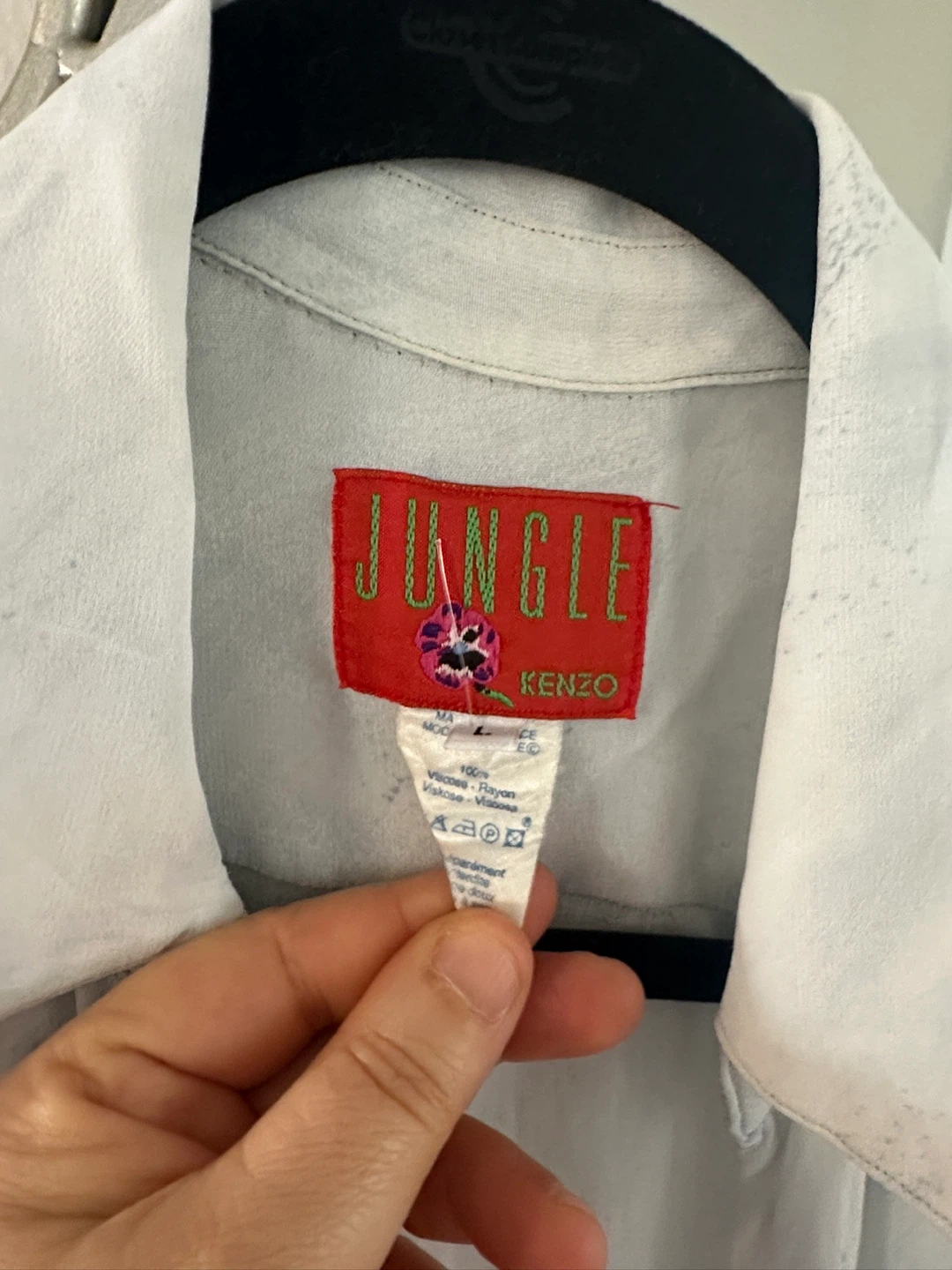 Vintage Kenzo Jungle Printed Viscose Shirt - photo 3