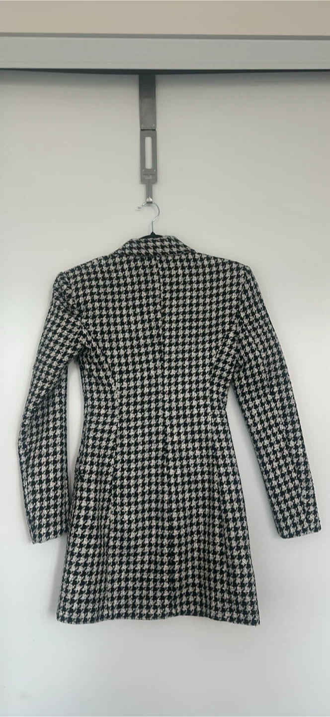 Zara Houndstooth Blazer - Size XS - photo 2