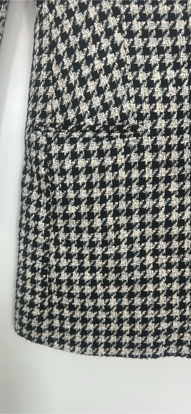 Zara Houndstooth Blazer - Size XS - photo 4