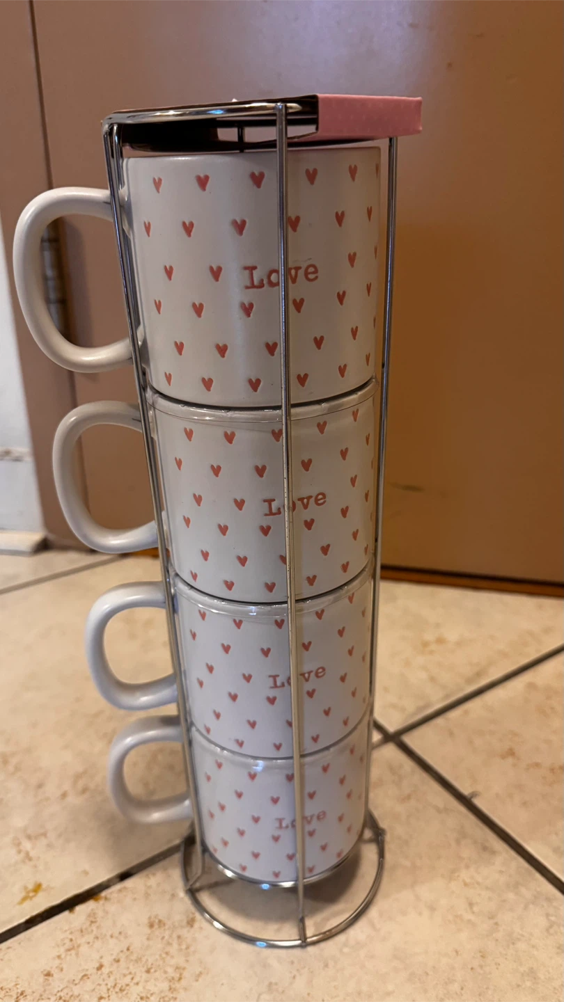Sherberta Home Love Heart Stacking Mug Set - photo 4