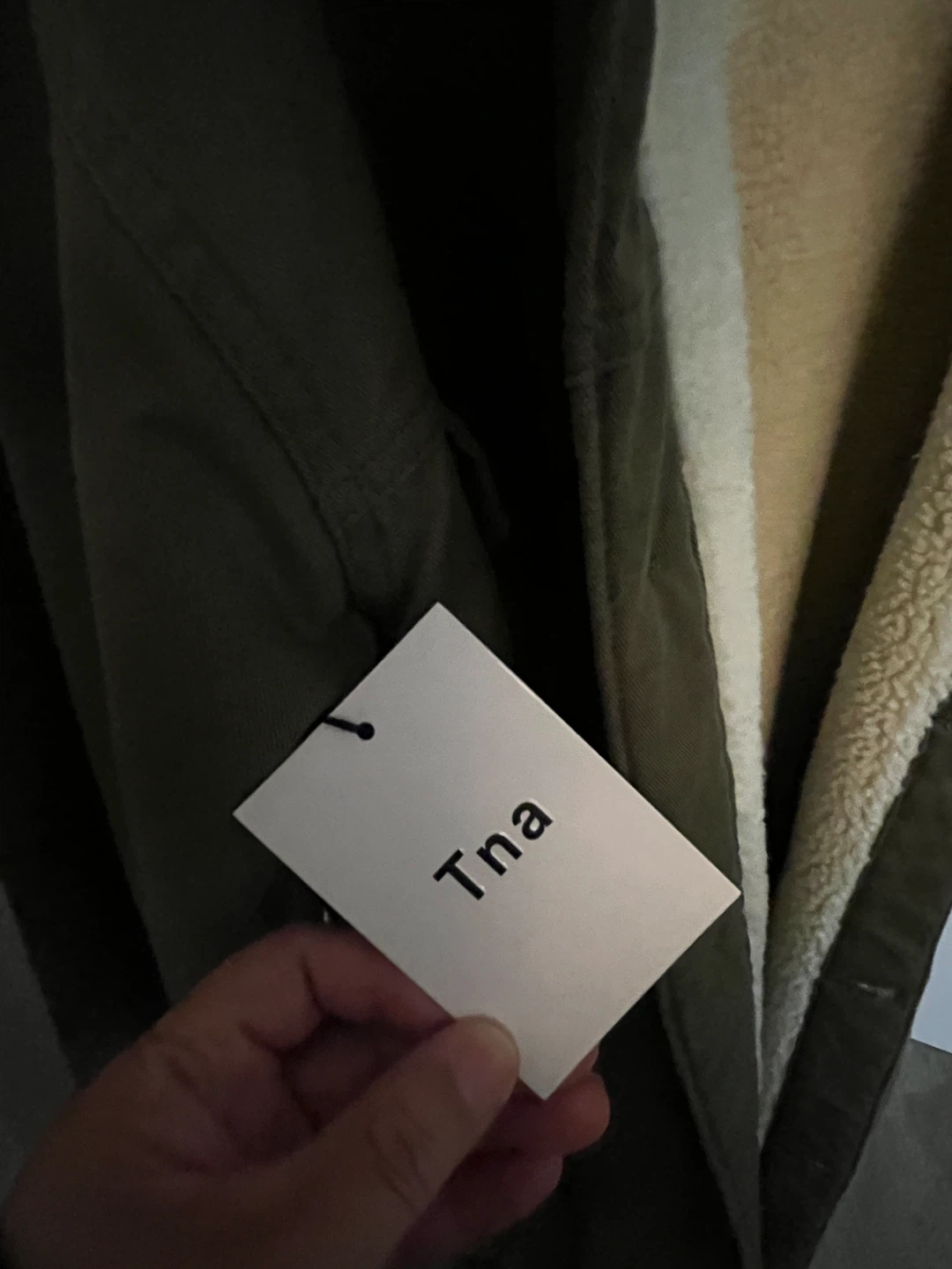 Tna Sherpa-Lined Long Coat – Brand New with Tags - photo 4