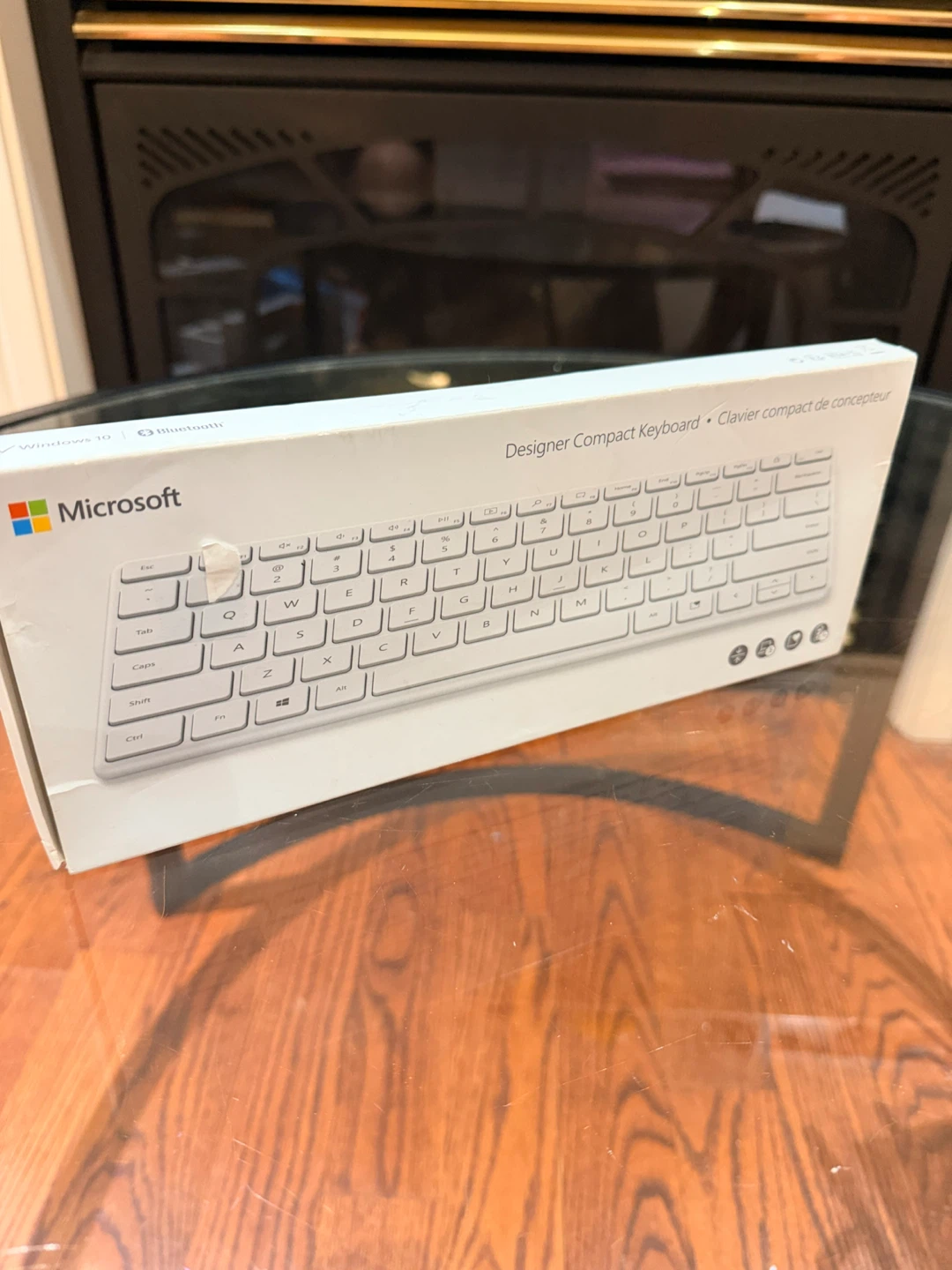 NEW Microsoft Designer Compact Bluetooth Keyboard – White