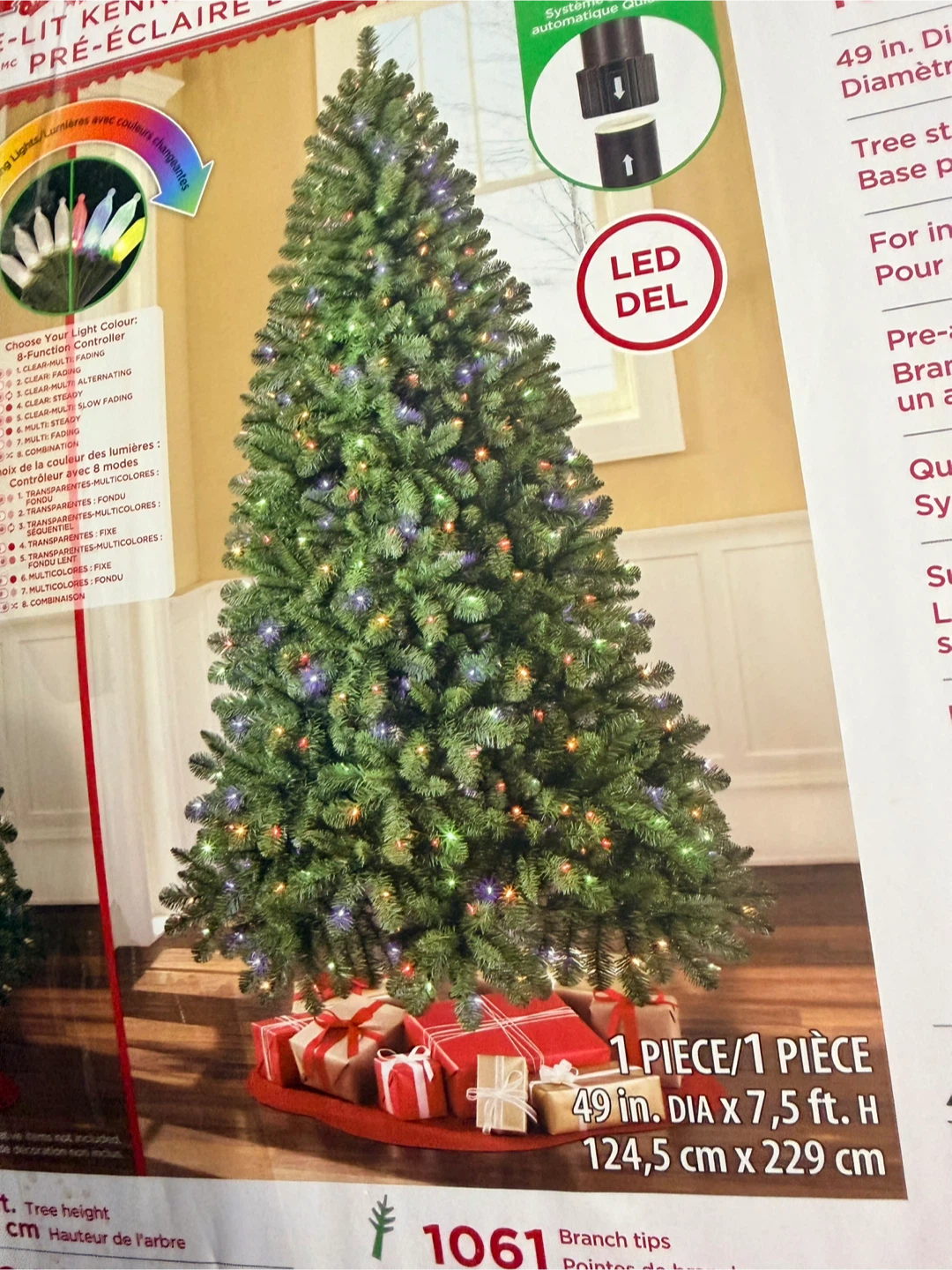 Christmas tree //toys// flexible bed// water cleaner