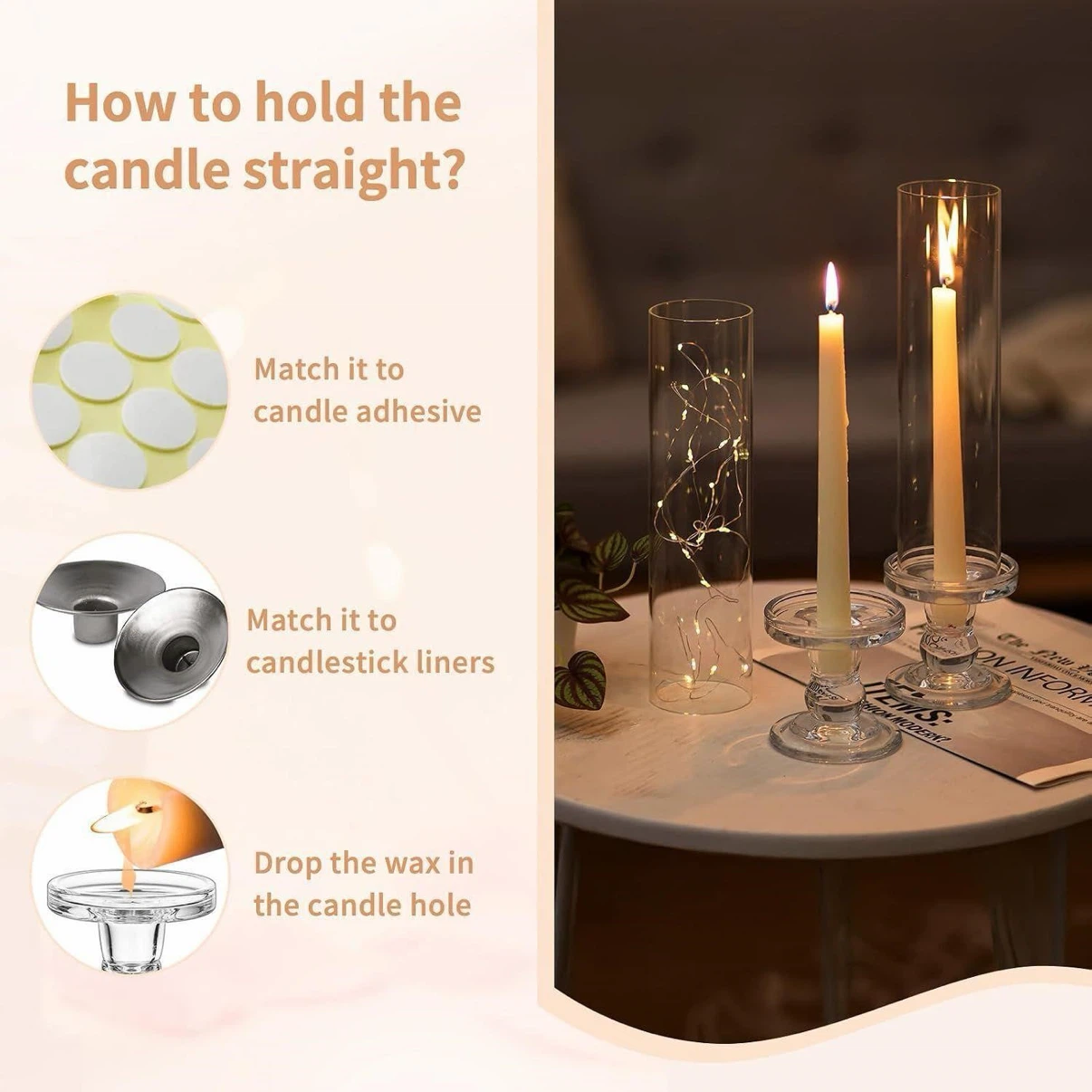 6 Pcs Hurricane Candle Holder - photo 3