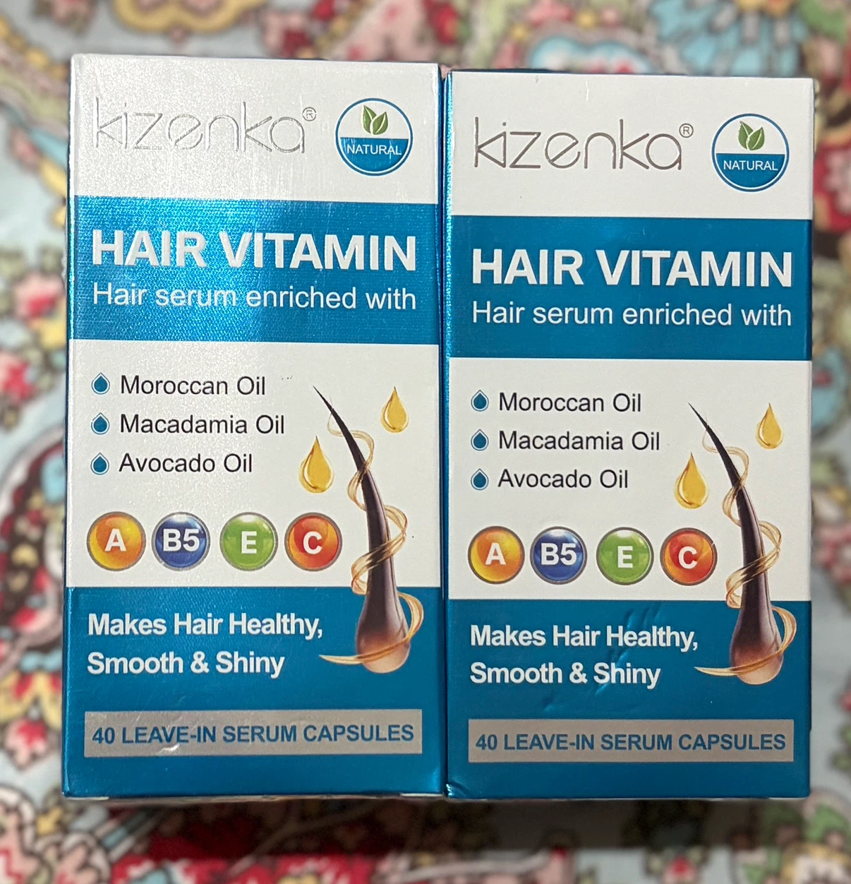 Kizenka Hair Vitamin Serum Capsules 2 Boxes