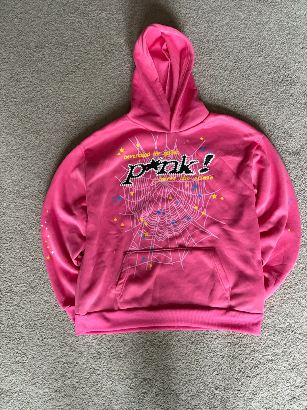 Pink Spider Hoodie