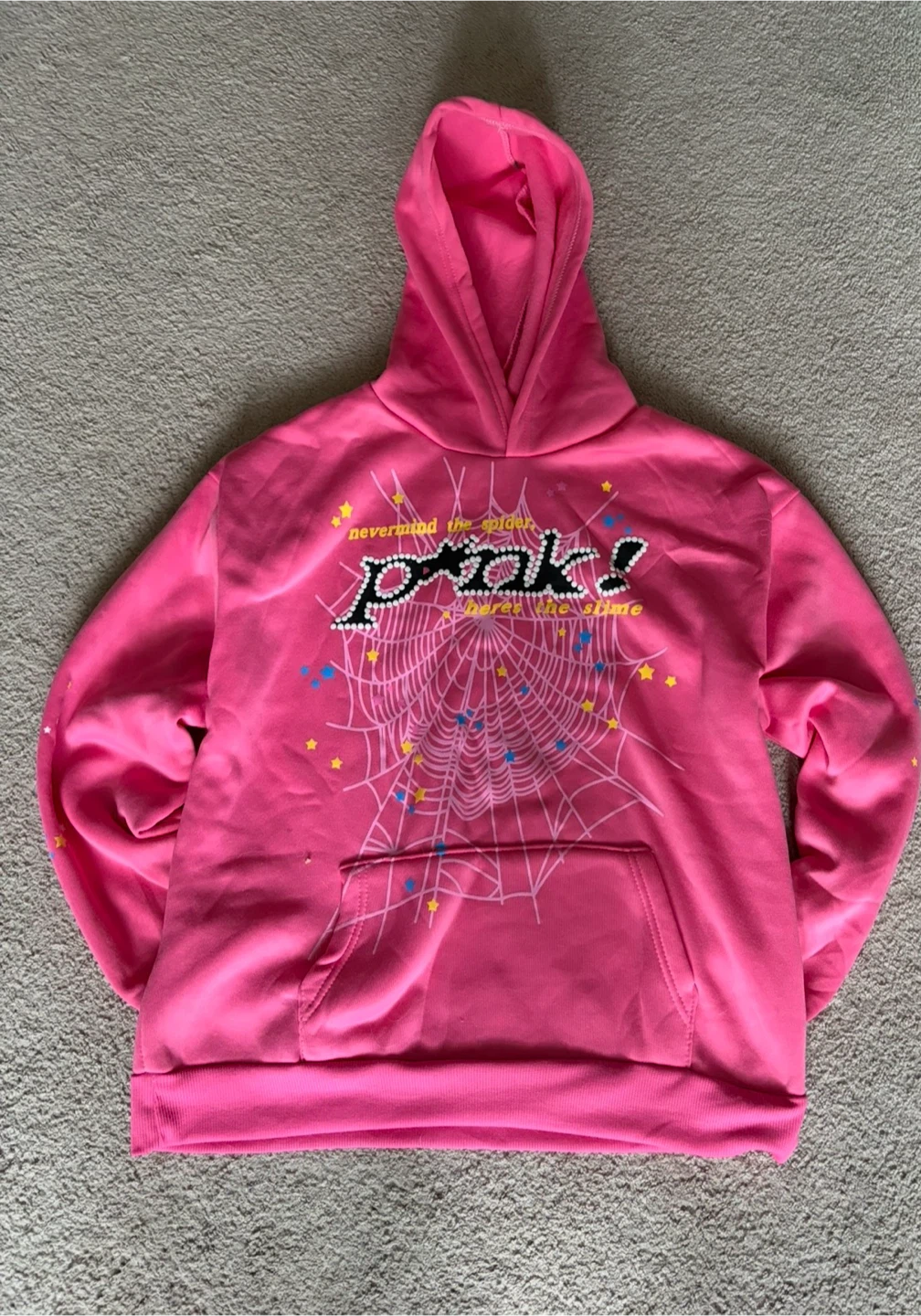 Pink Spider Hoodie - photo 3