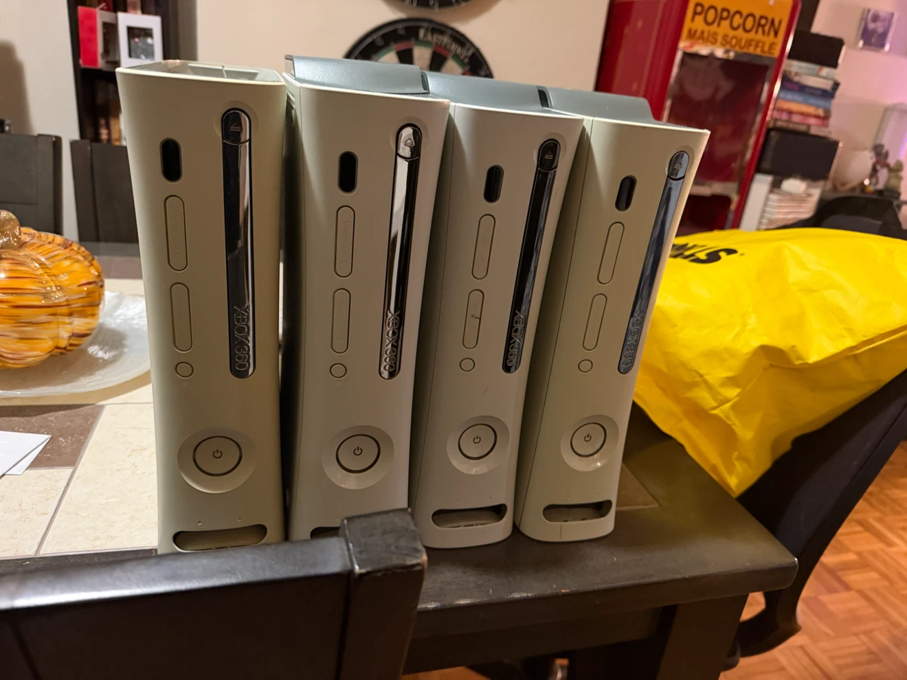 Four Microsoft Xbox 360 Consoles untested