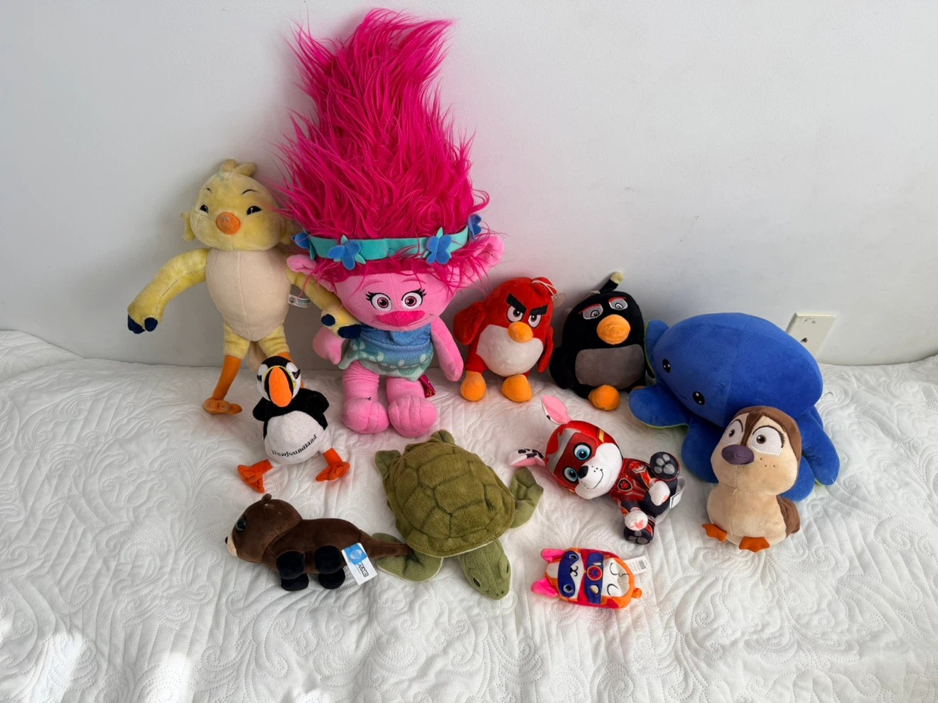 Car mirror + Large Collection of Assorted Character Plush Toys - photo 3