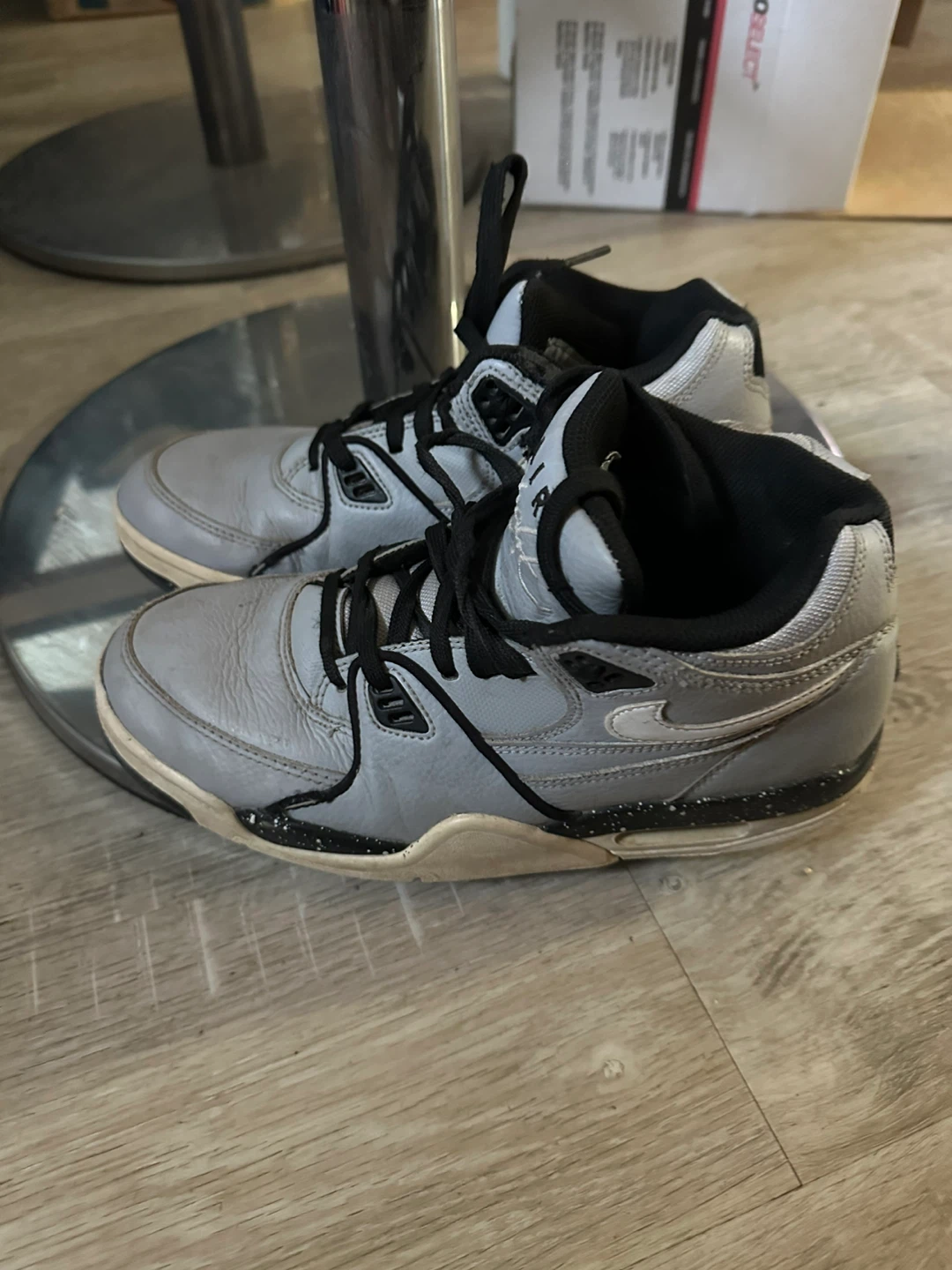 Nike Air Flight Lite Mid Sneakers Grey/Black