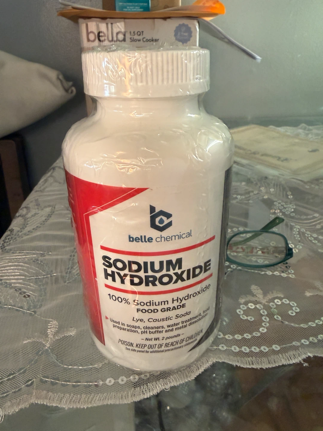 Belle Chemical Sodium Hydroxide 2 lbs