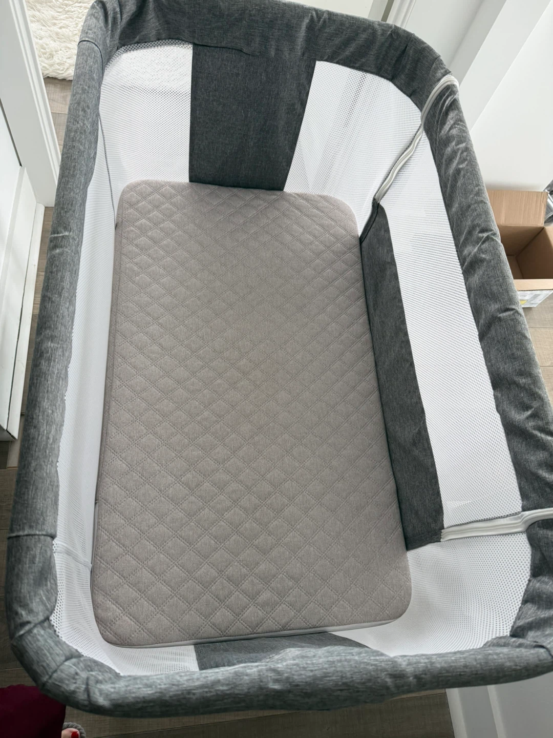 Baby Bedside Bassinet - Grey - photo 5
