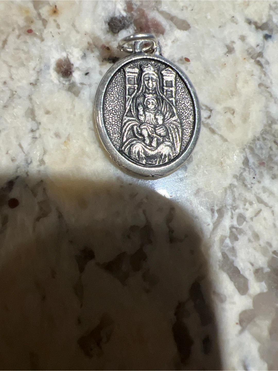 Religious Pendant with Madonna and Child from Venezuela🙏from