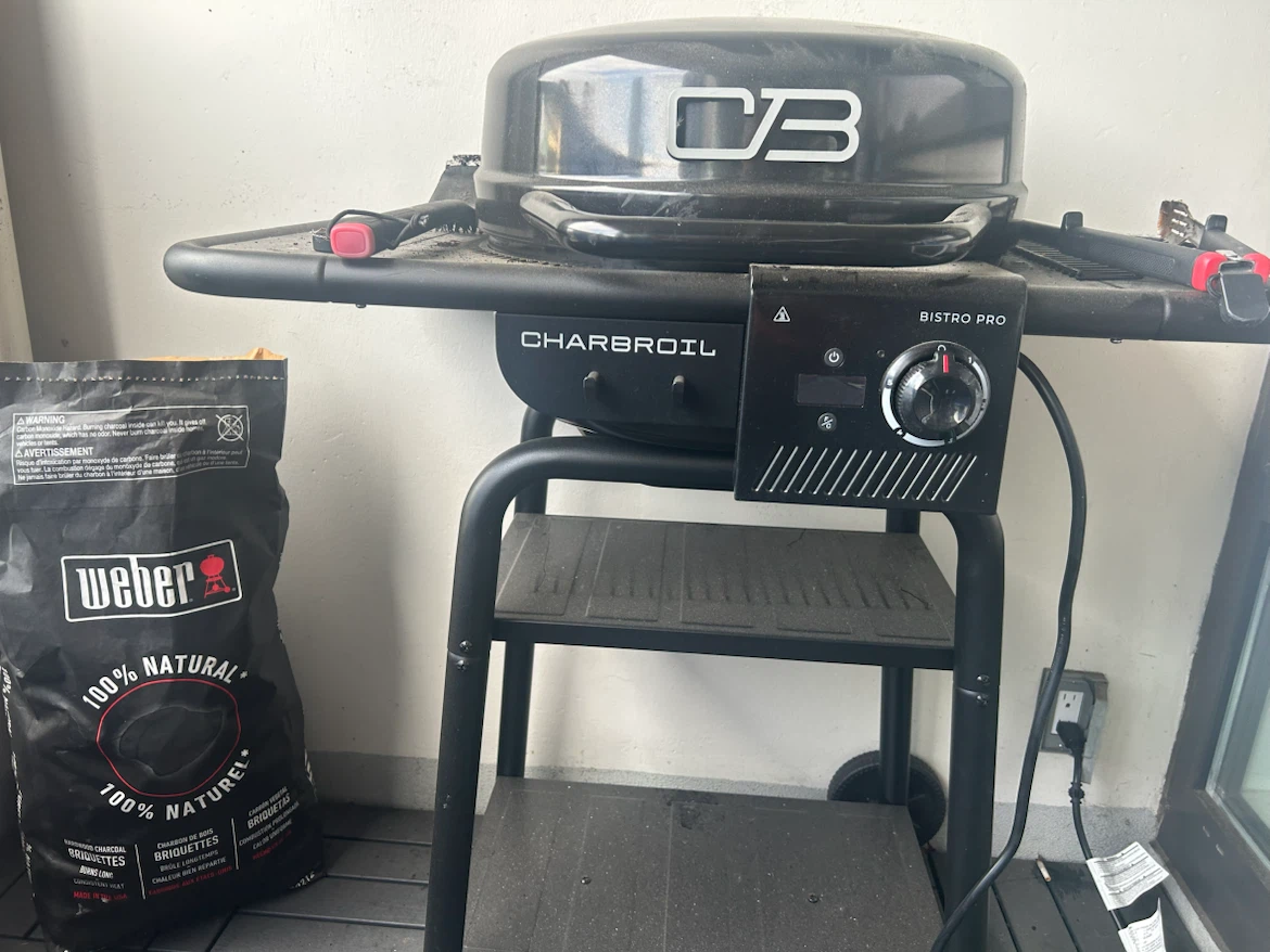 Char-Broil Bistro Pro Electric Charcoal Grill