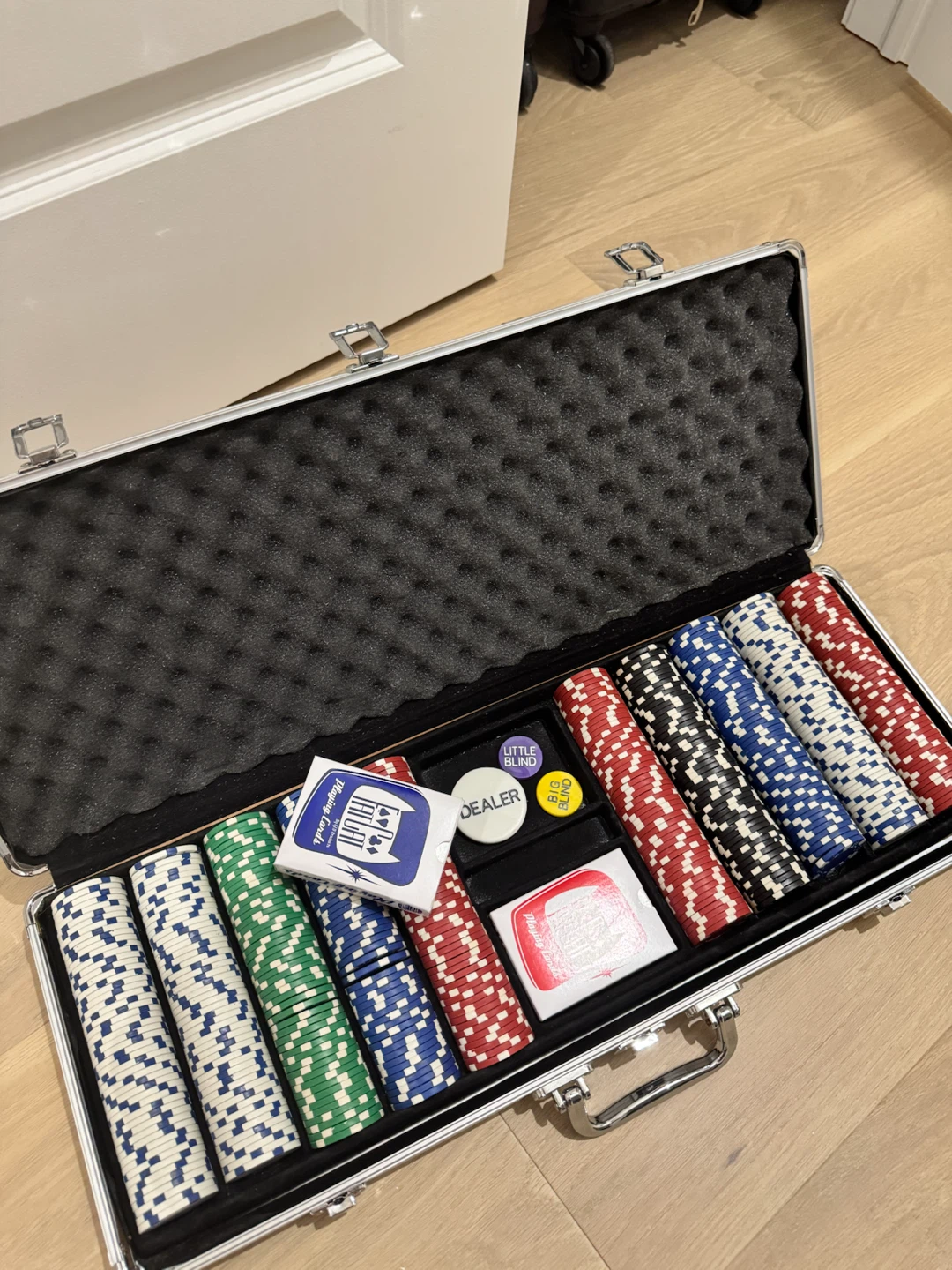 Poker Chip Set in Aluminum Case