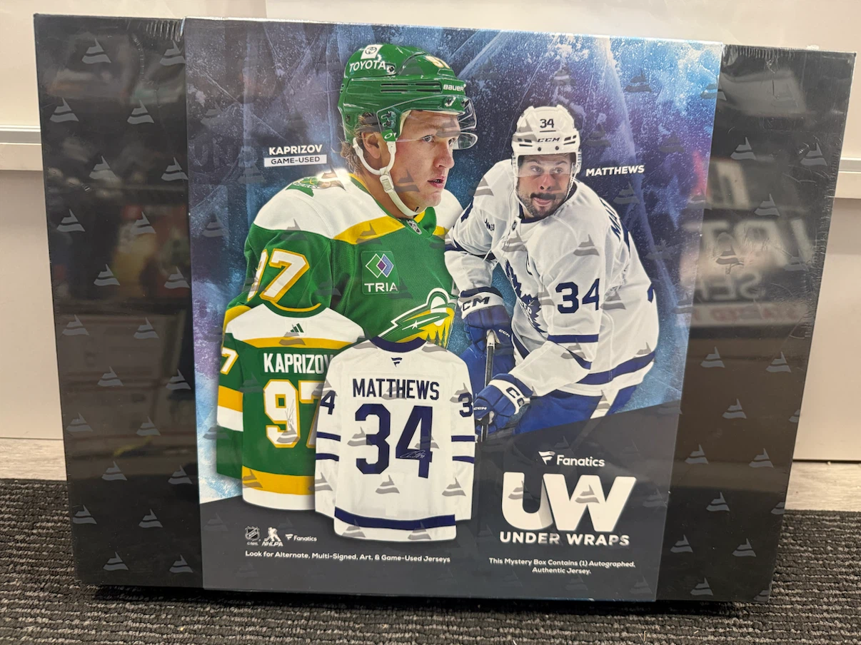 Fanatics Under Wraps NHL Mystery Jersey Box