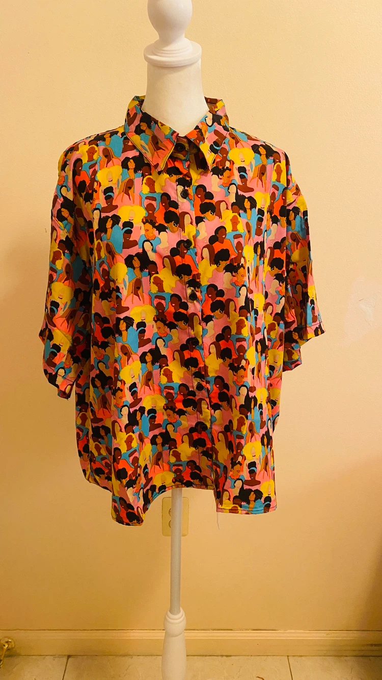Izzy and liv boho artsy blouse size xl - photo 3