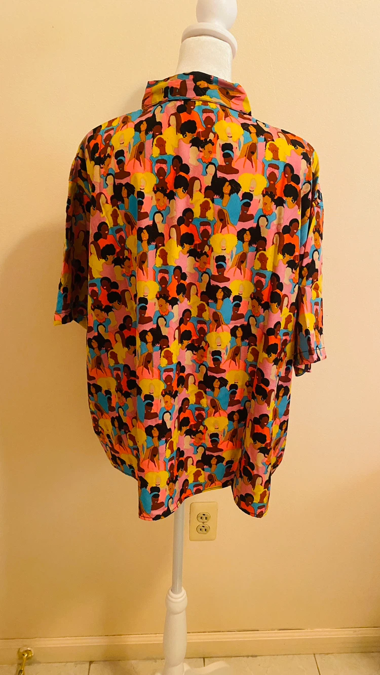 Izzy and liv boho artsy blouse size xl - photo 4