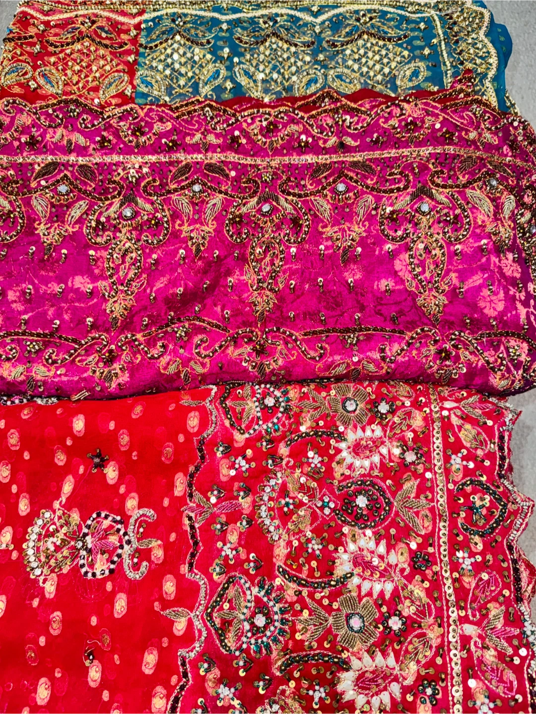 Vintage handmade duppata - photo 3