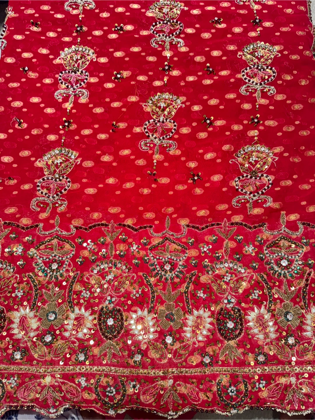 Vintage handmade duppata - photo 5