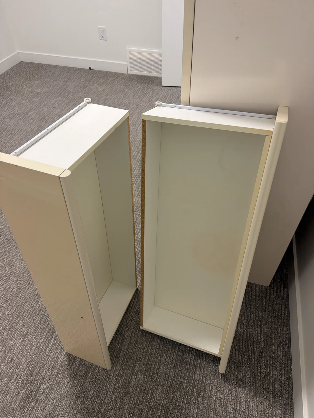 White Wardrobe with Two Drawers - photo 3