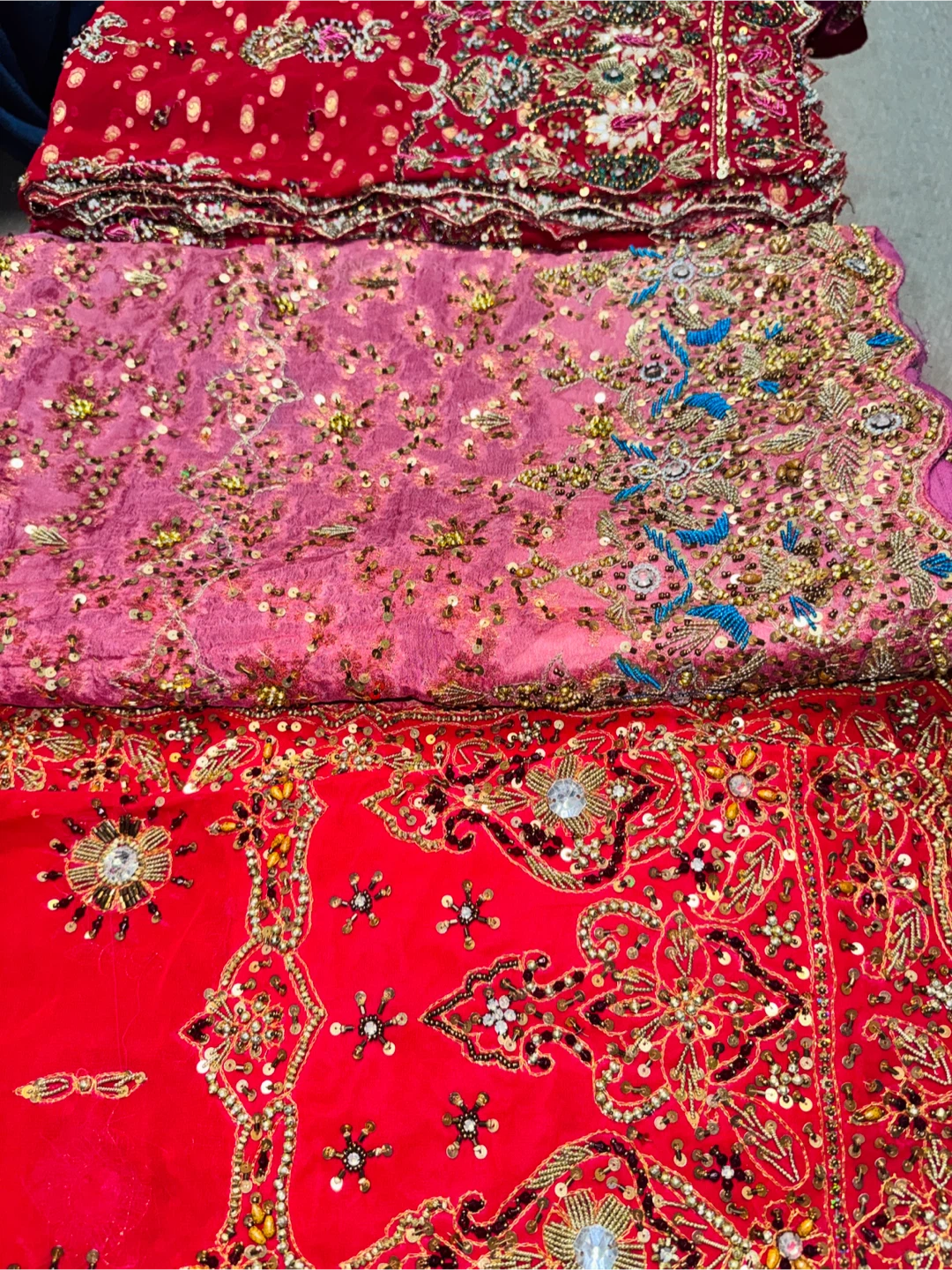 Vintage hanmade duppata scarves - photo 2
