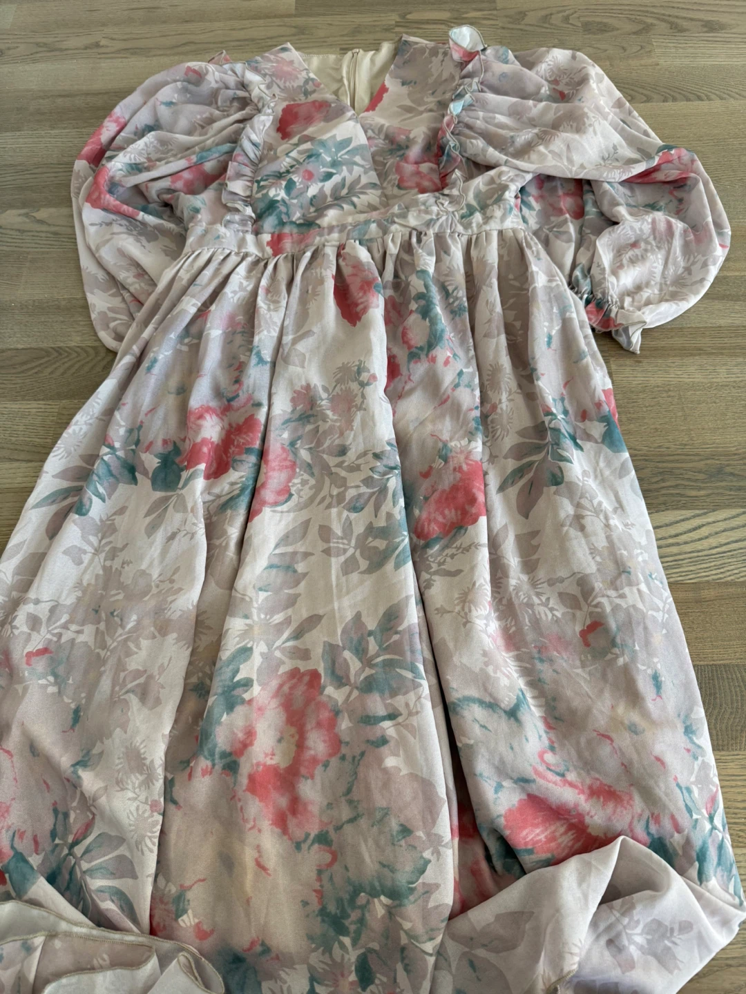 New: Aristocratic Family Pure satin Dress Midi Dress