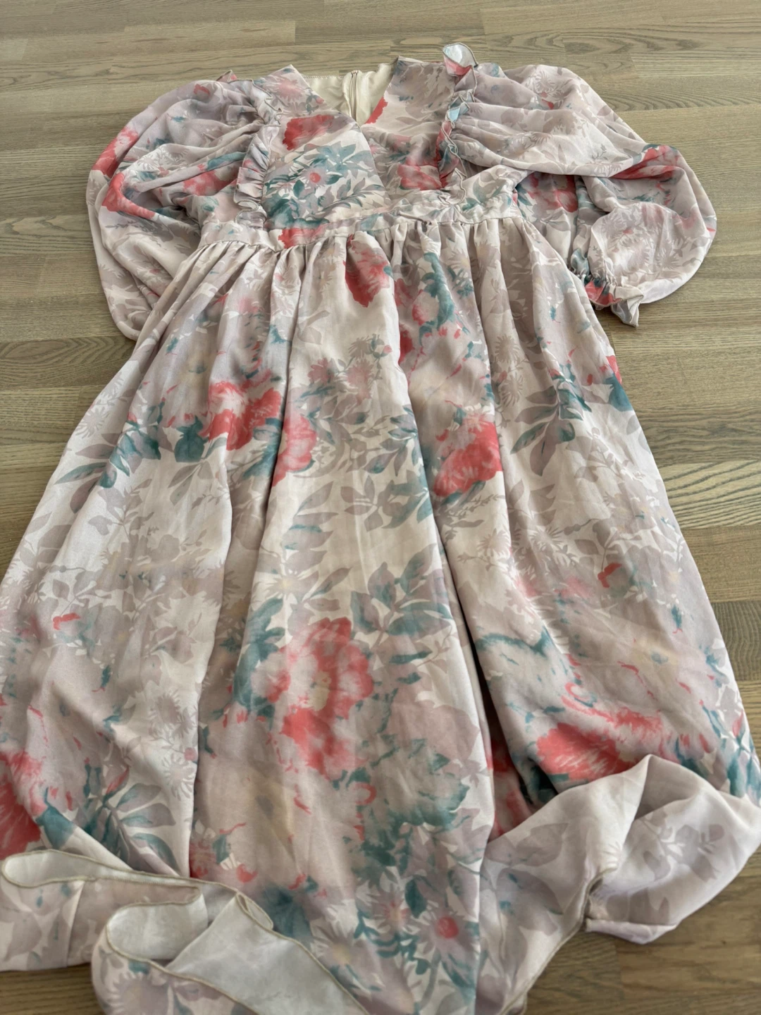 New: Aristocratic Family Pure satin Dress Midi Dress - photo 4