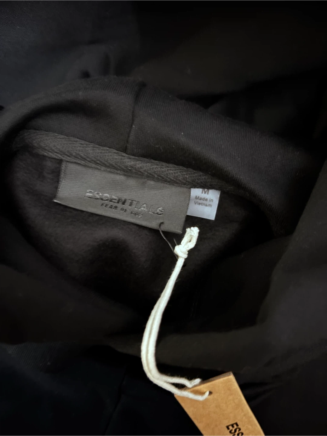 ESSENTIALS Fear of God Hoodie - Black - photo 3