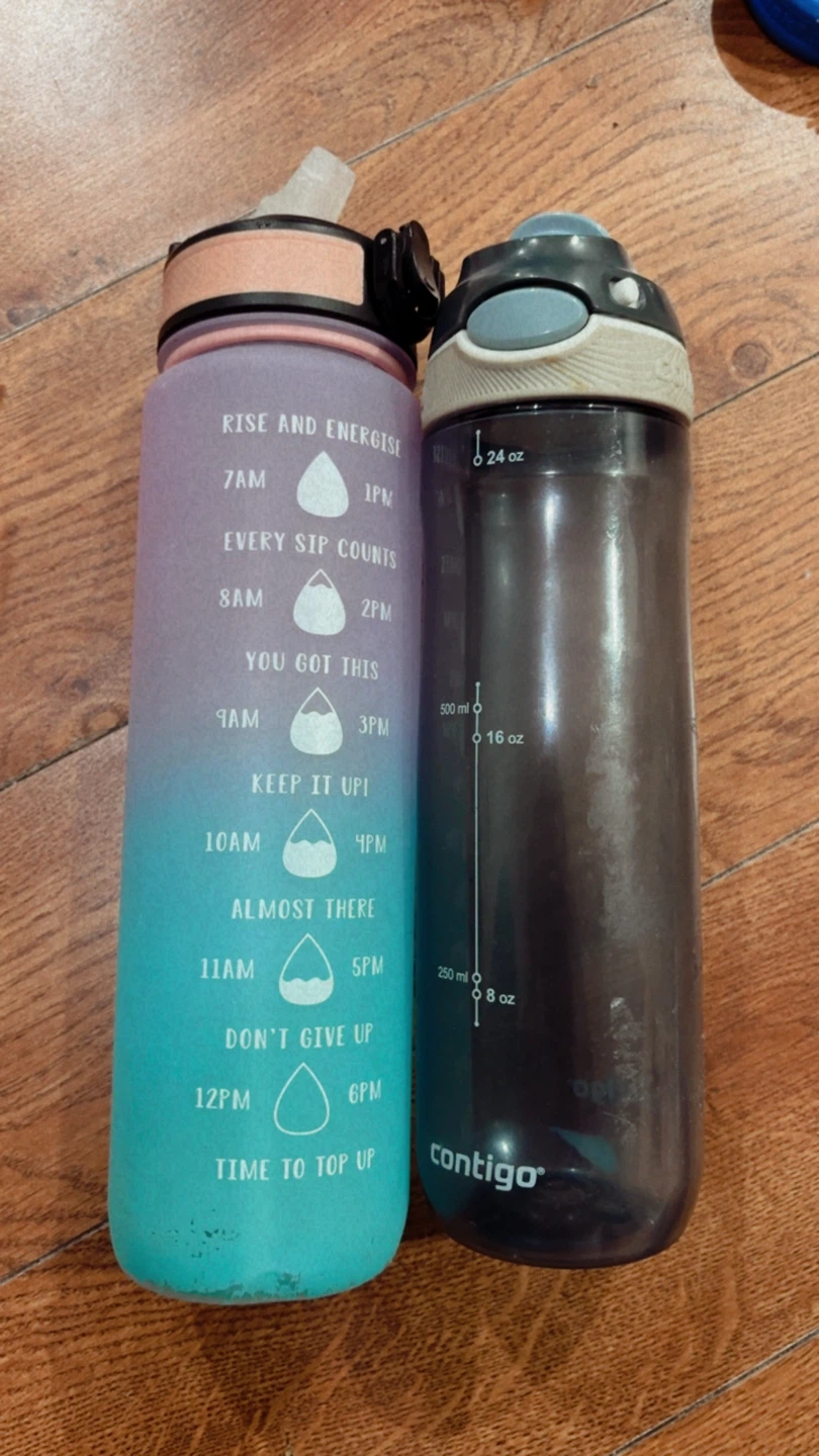 Contigo and Gradient Motivational Water Bottles
