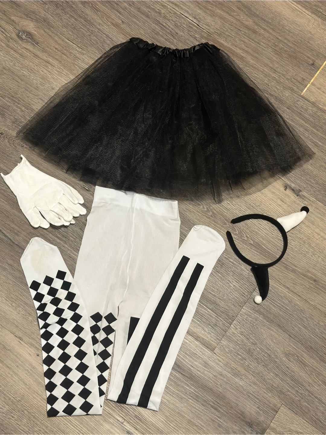 4-Piece Harlequin Costume Set - photo 2