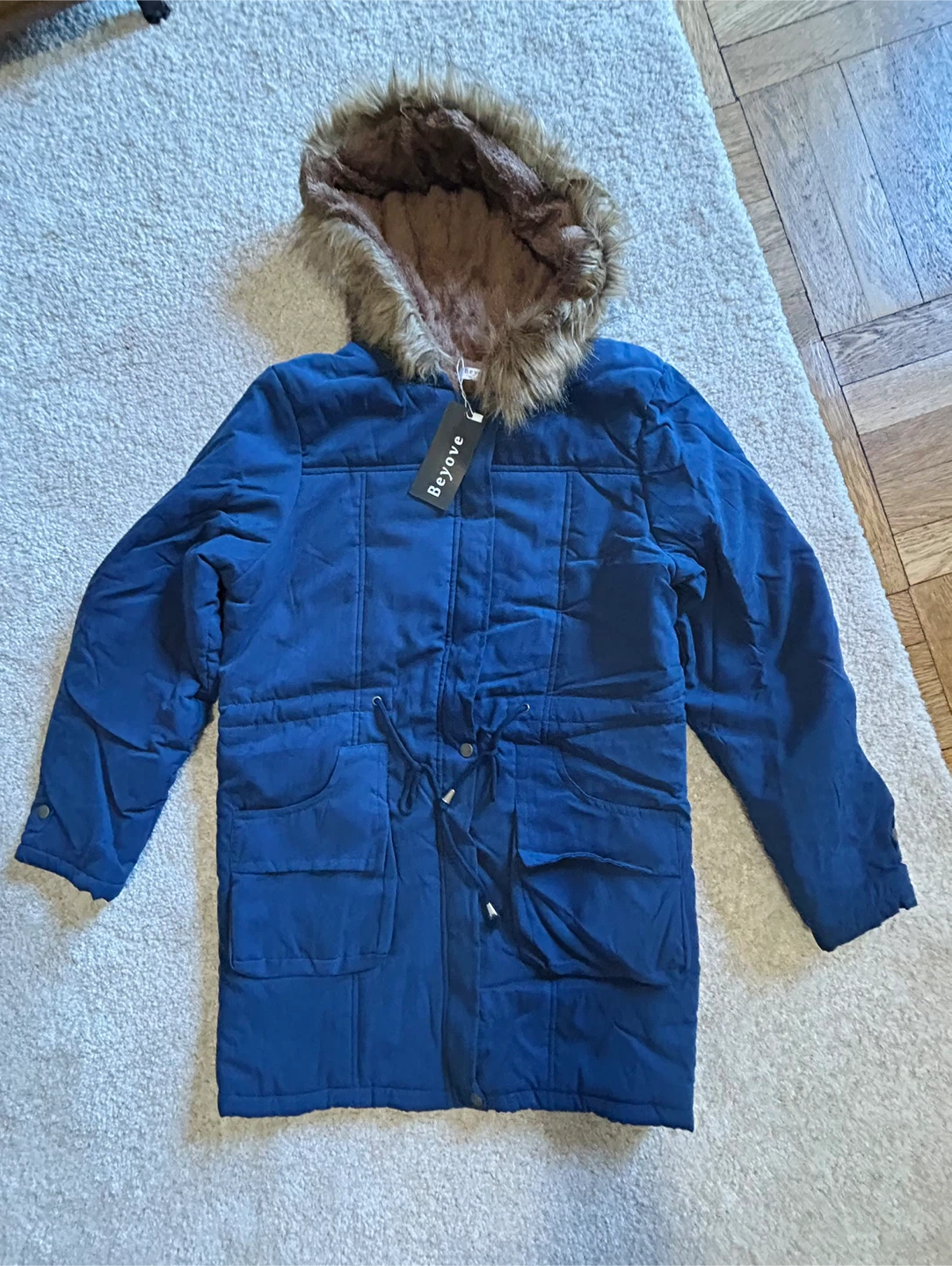 Beyove Women's Blue Winter Parka - photo 2