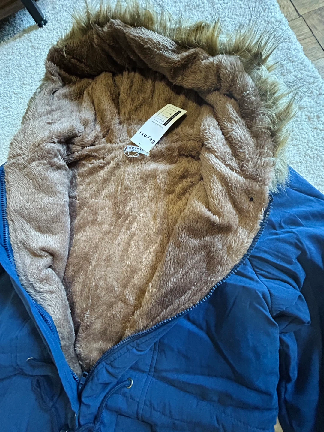 Beyove Women's Blue Winter Parka - photo 5